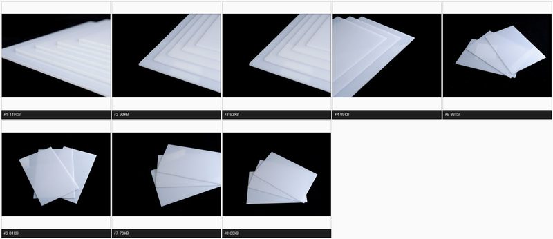 White opal acrylic sheet for illuminated signage