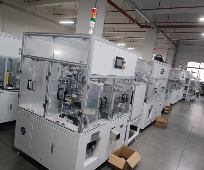 Polycarbonate machine guarding window on industrial equipment
