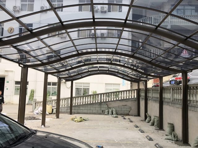 Roofing & canopies using Xinjincheng sheet