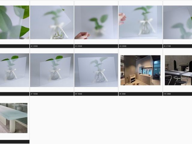 Frosted & matte sheet manufactured by Xinjincheng