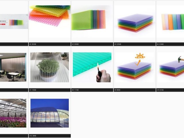 Multiwall polycarbonate manufactured by Xinjincheng