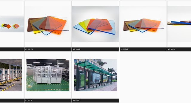 Polycarbonate solid sheet manufactured by Xinjincheng