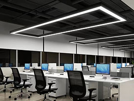 Office Pendant Lighting application for LED Diffuser Sheet
