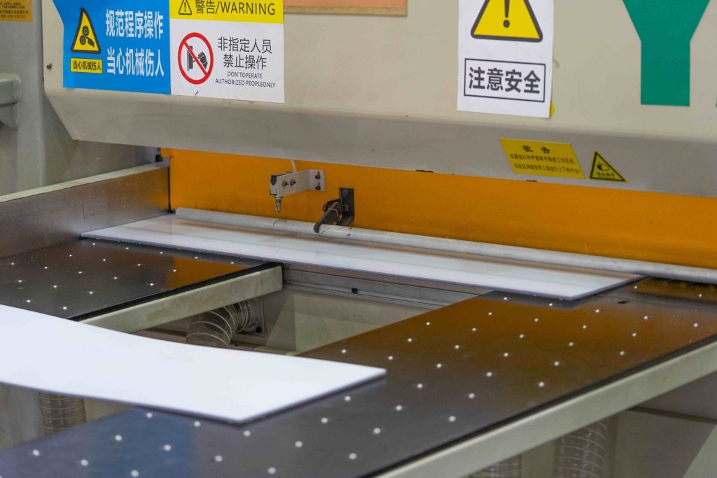 CNC fabrication of polycarbonate sheet to custom drawings and dimensions